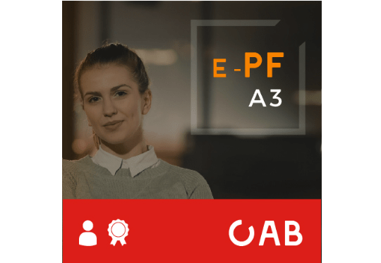 Certificado Digital para OAB (e-PF A3)  3 anos 