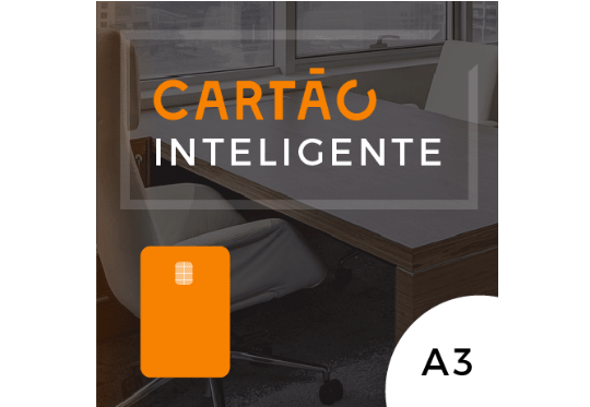 Cartão inteligente para certificados digitais do tipo A3